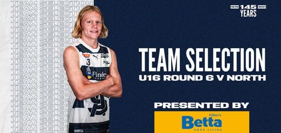 BETTA Team Selection: Under-16 Round 6 vs North Adelaide